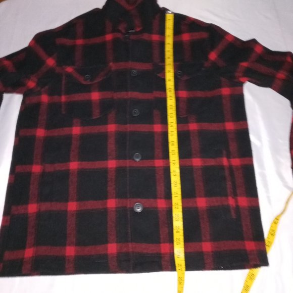 Zara Plaid lined Overshirt/Shacket/jacket Size Medium - Picture 4 of 8